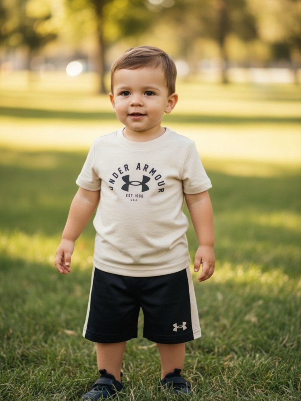 Under Armour Baby Boy 2-Piece T-Shirt & Shorts Set 18M NWT